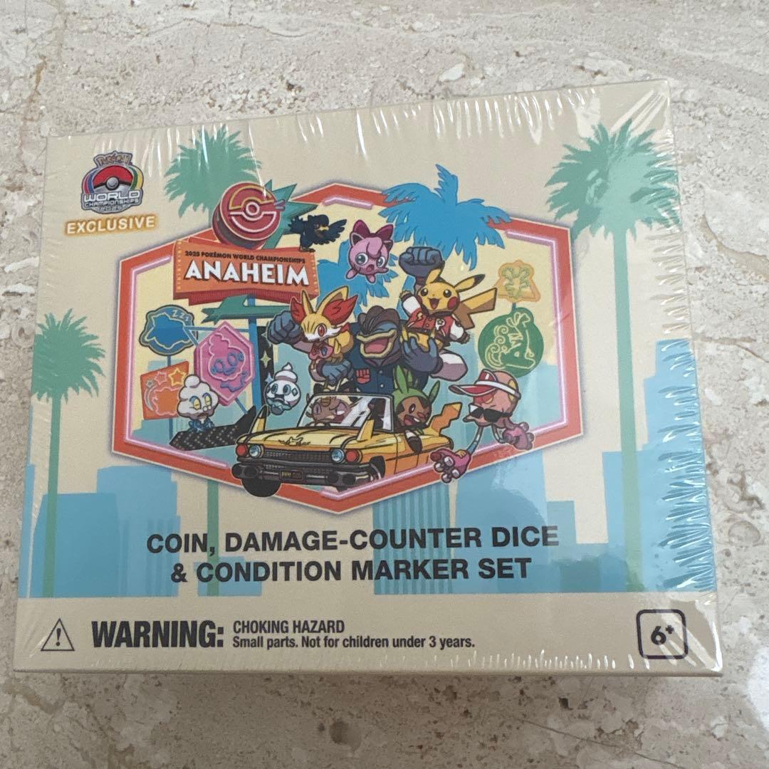 WCS2025 限定 ポケモンセンター ダメカンダイス3種 アナハイム新品未