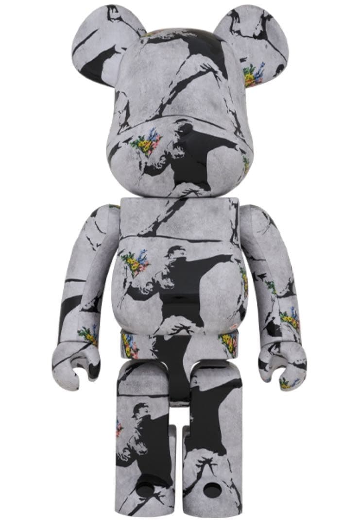 BE@RBRICK FLOWER BOMBER 1000％ Banksy