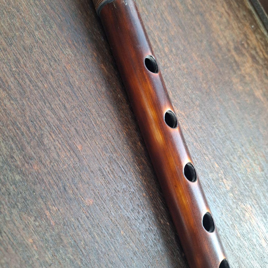 e*s様 篠笛 古典調 7穴 5本調子 天地胴藤巻き