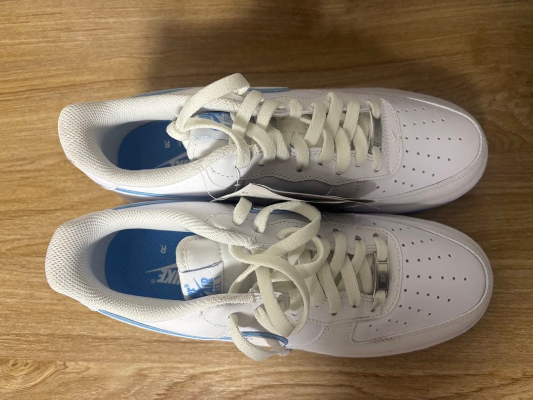 Y2234　NIKE エアフォース1 新品 未使用 26.5cm 白 水色