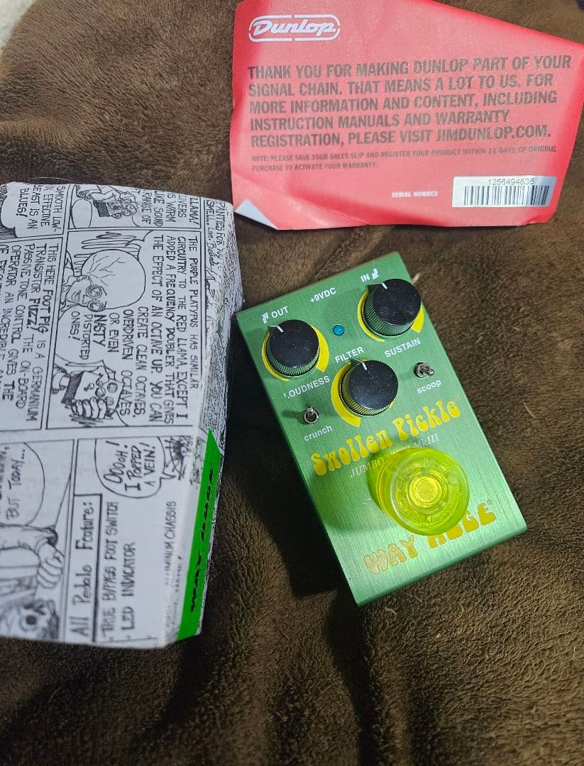 WAY HUGE swallen Pickle smallsファズエフェクター