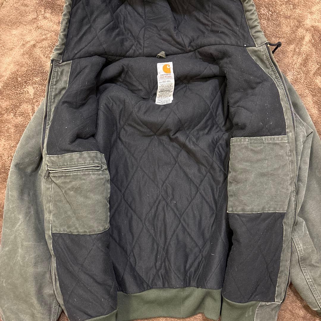 貴重Carhartt アクティブジャケット WJ130 XL MOS - メルカリ
