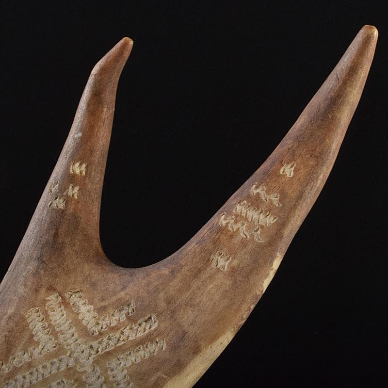 北欧伝統工芸 トナカイ鹿角 ペーパーナイフ V 9292 - メルカリ