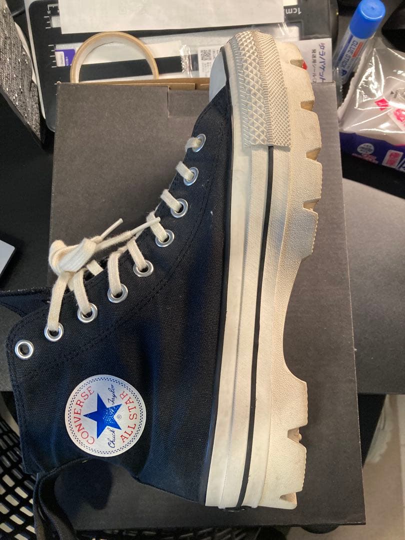 [即完品]beautifulpeople×CONVERSEブラック　27.5cm