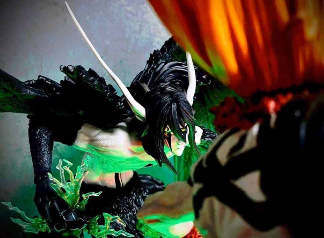 BLEACH 黒崎一護VSウルキオラ ガレージキット ガレキ スタチュー①