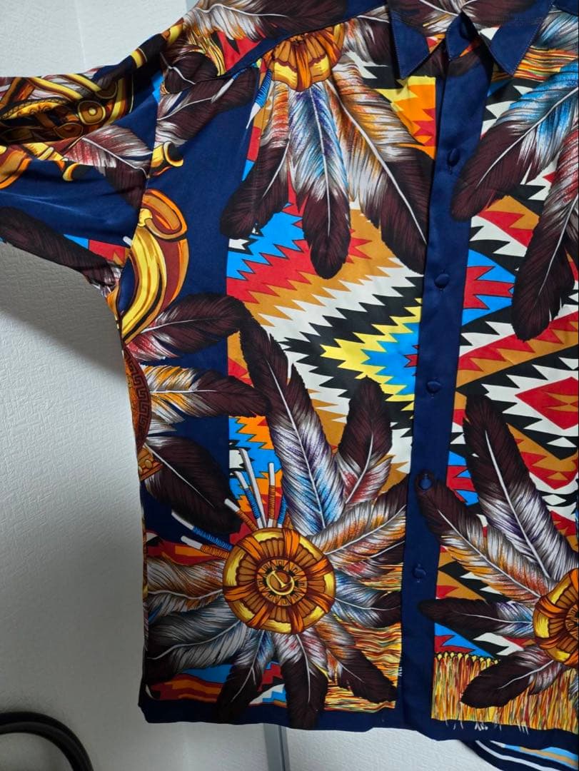 LUNA MATTINO 総柄シャツ M - メルカリ