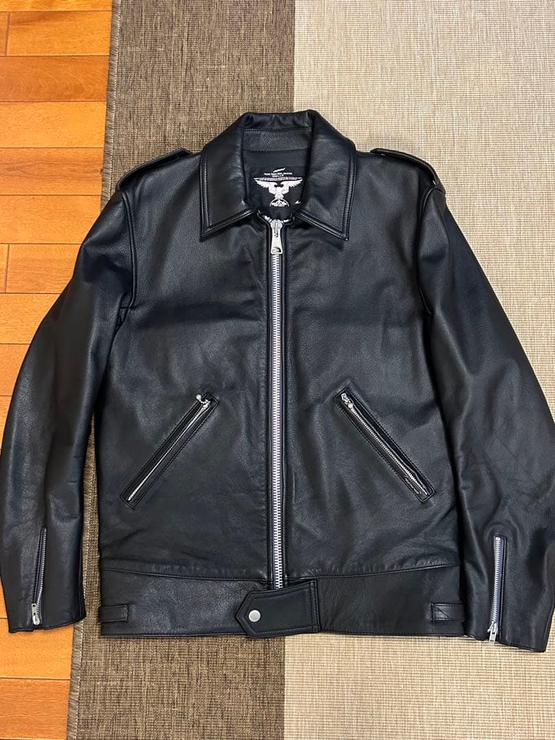 【美品】NEIGHBORHOOD ライダース　M 牛革