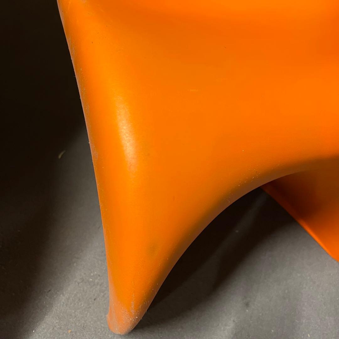 2F【used】②ヴィトラ パントンチェア デザイナーズチェア オレンジ