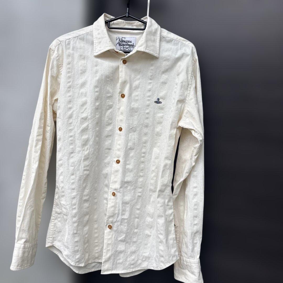Vivienne Westwood man長袖シャツ アイボリー