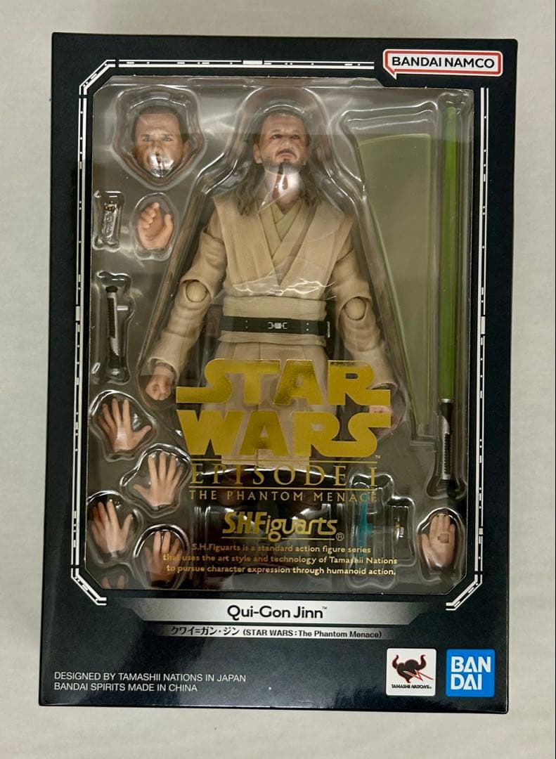【未開封新品】S.H.フィギュアーツ クワイ＝ガン・ジン スターウォーズ S.H.フィギュアーツ クワイ ガン ジン (STAR WARS: The Phantom Menace