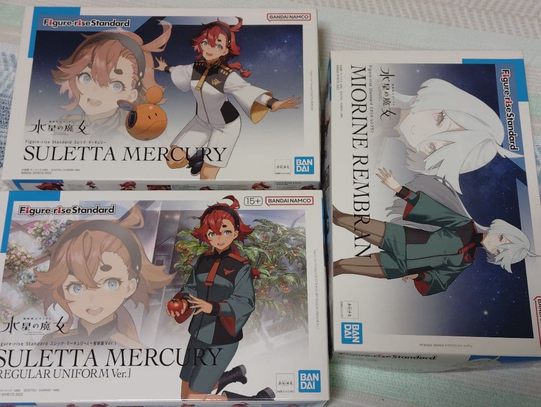 Figure-rise Standard 水星の魔女 スレッタ等3種 未組立 機動戦士ガンダム 水星の魔女」より主人公のスレッタ・マーキュリーが
