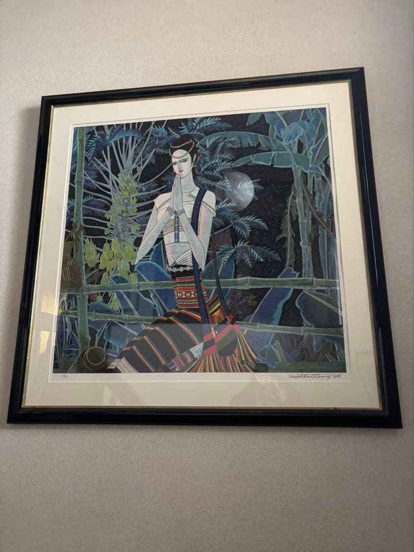 ティンシャオカン シルクスクリーン 作品 1994年