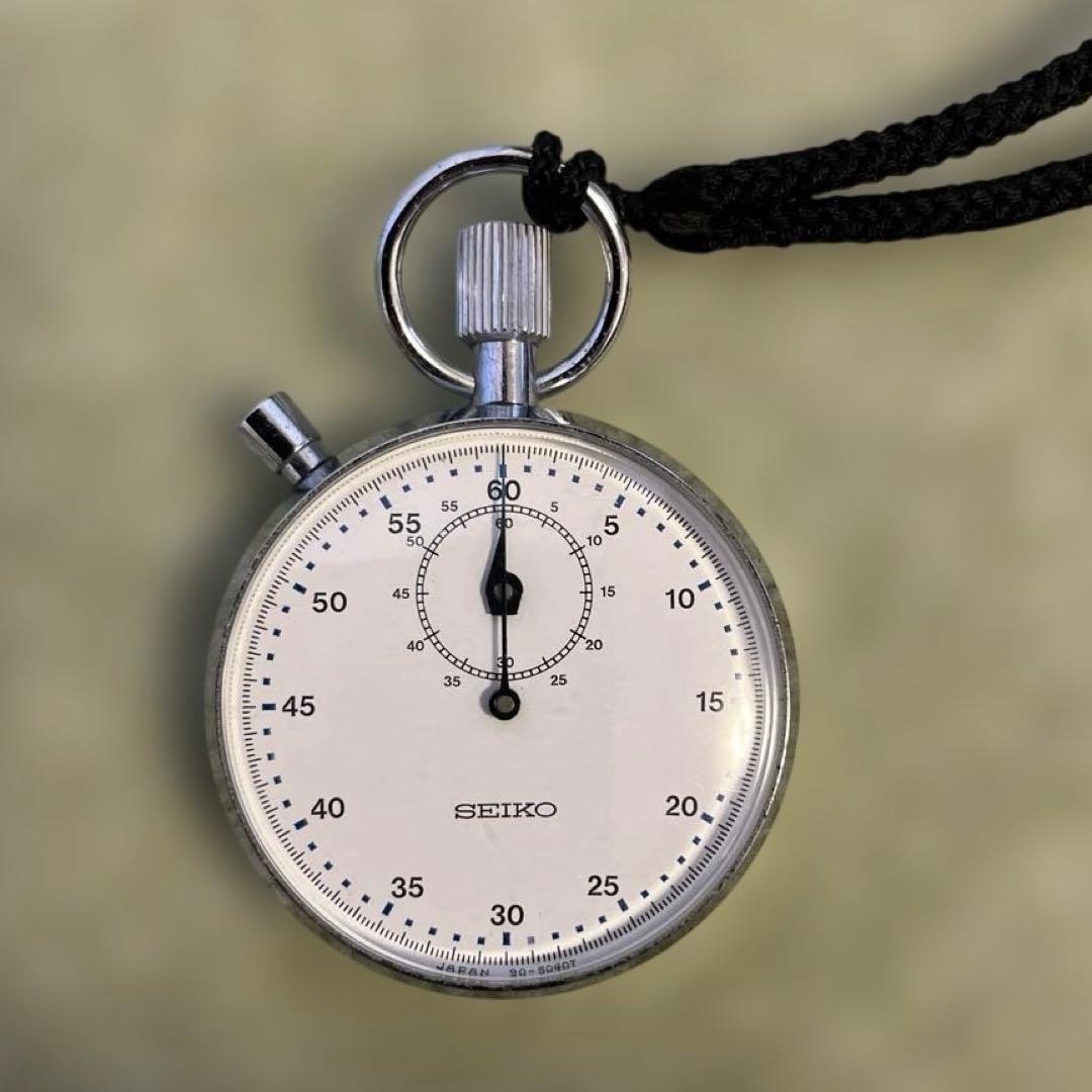【希少】SEIKO 機械式ストップウォッチ／コレクターズアイテム　動作確認済♪