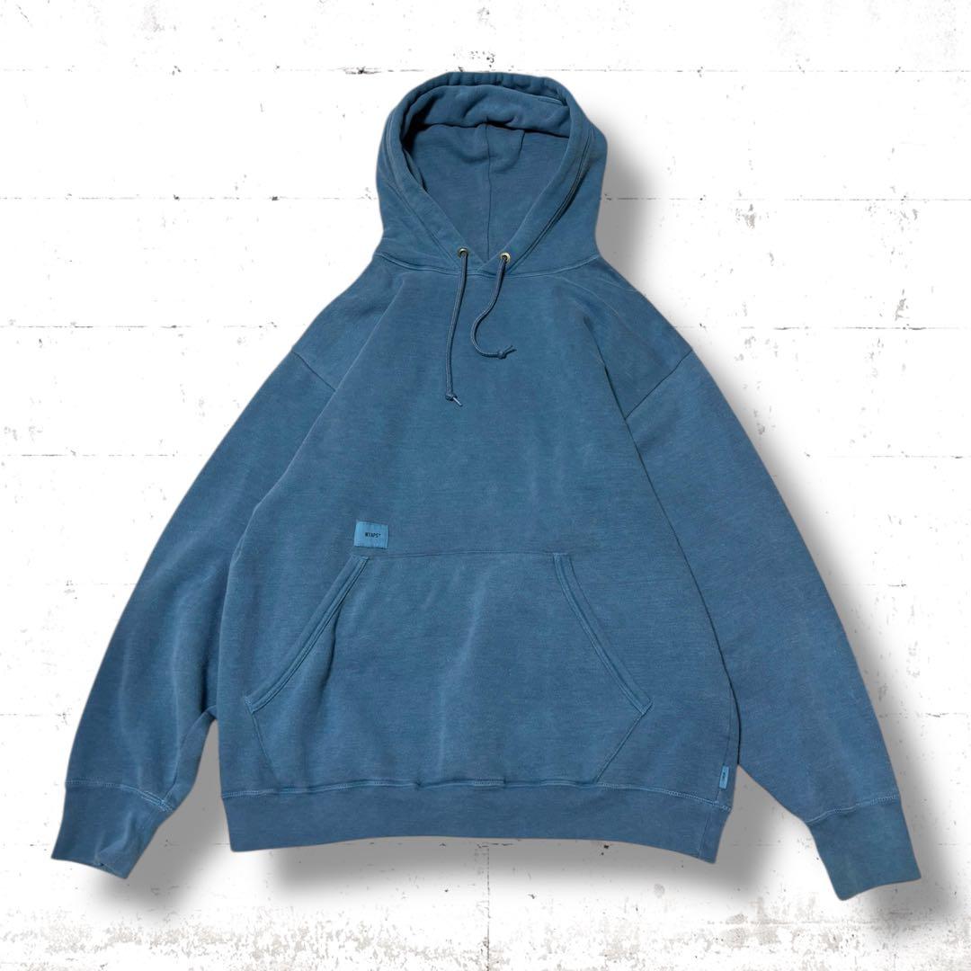 WTAPS ガーメントダイ　スウェット　パーカー　刺繍ロゴ