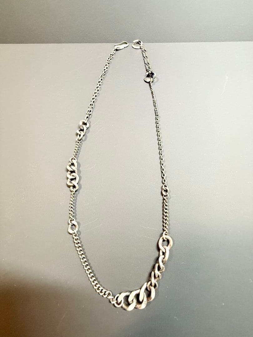 PRY 3way Silver Mix Chain Necklace シュウト PRY 3way Silver Mix Chain Necklace シュウト PRY 3way Silver Mix
