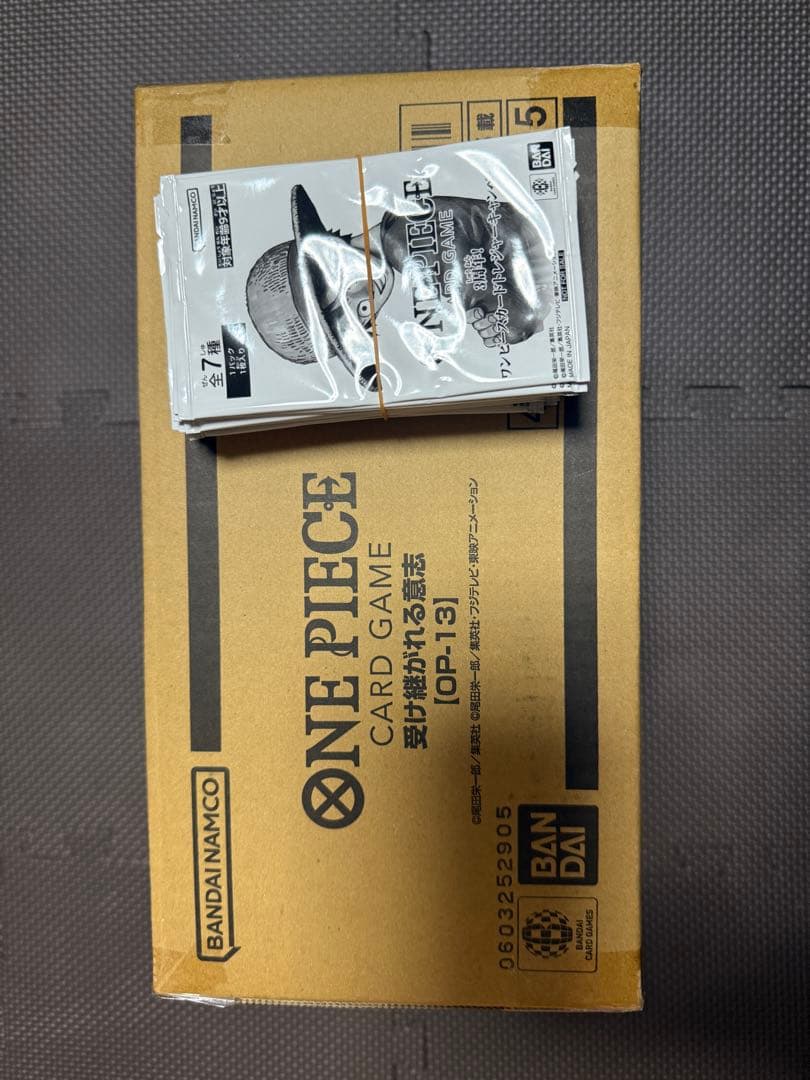 新品未開封 ONE PIECE 受け継がれる意志 1カートン プロモ30個