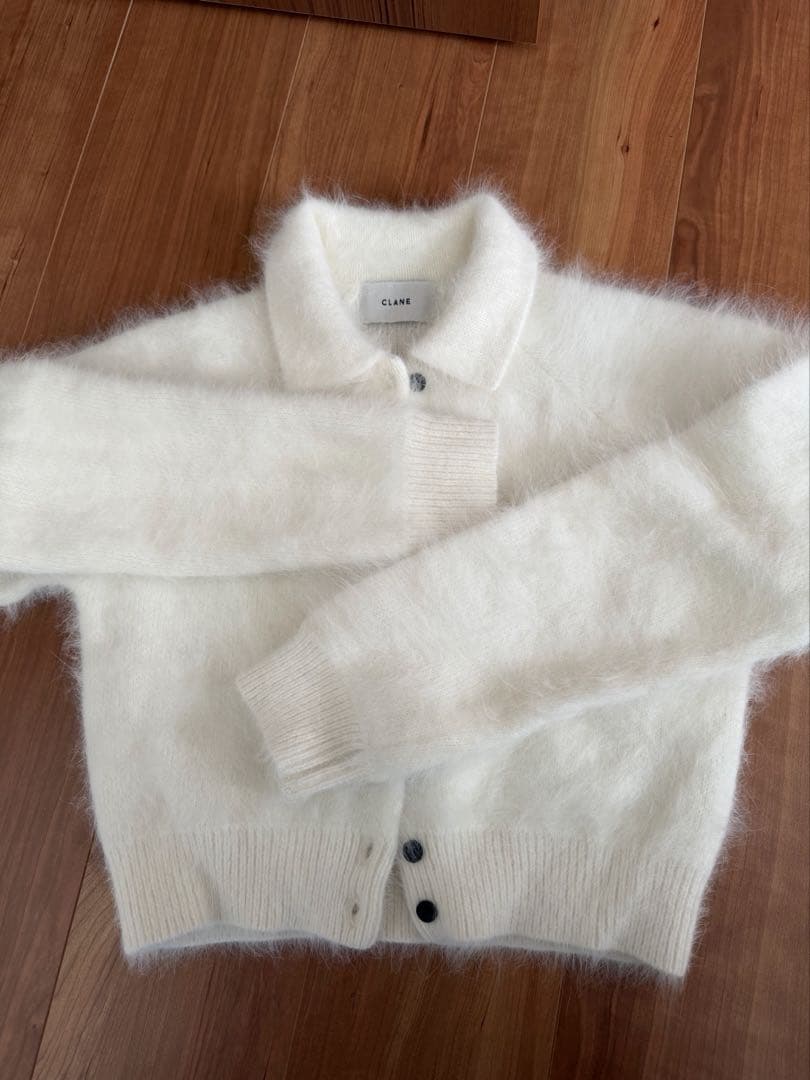 CLANE クラネANGORA SHORT KNIT CARDIGAN - メルカリ