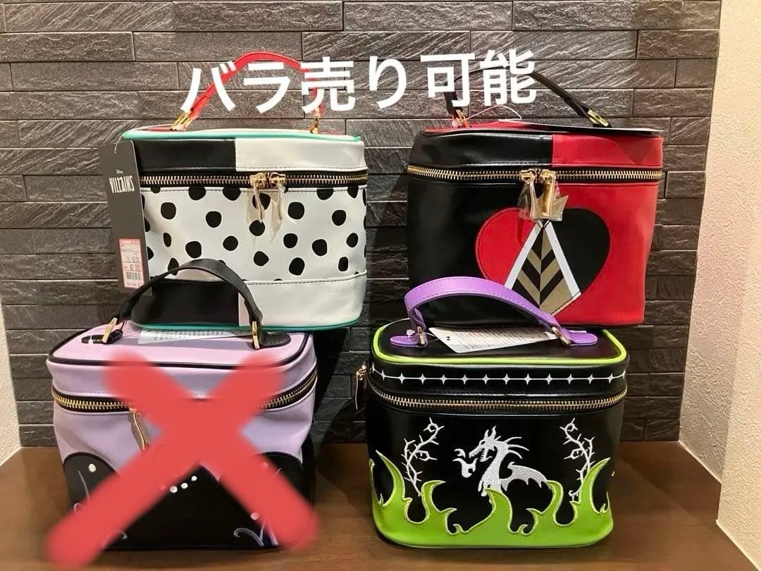 新品 ヴィランズ バニティポーチ バッグ カバン まとめ売り - メルカリ