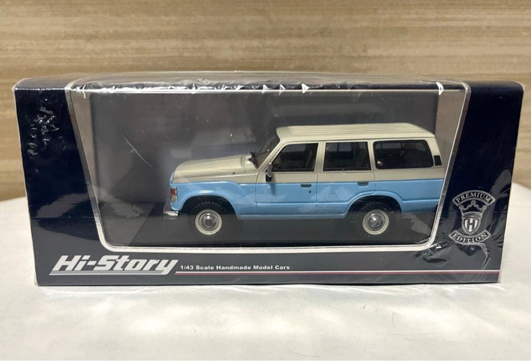 ハイストーリー 1/43 ランドクルーザー６０ ライトブルー 2トンカラー