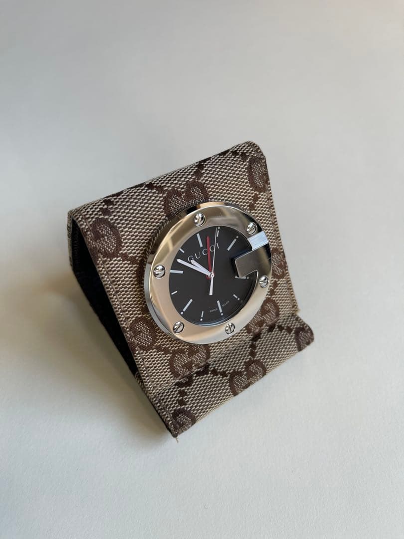 ☆作動品☆　GUCCI トラベルウォッチ　電池交換済