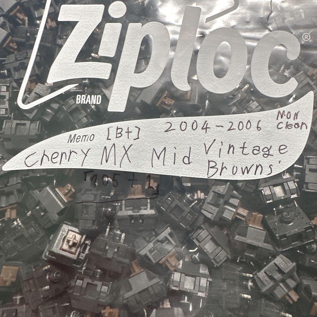 Cherry MX Mid-Vintage Browns 3Pin 105個+1 - メルカリ