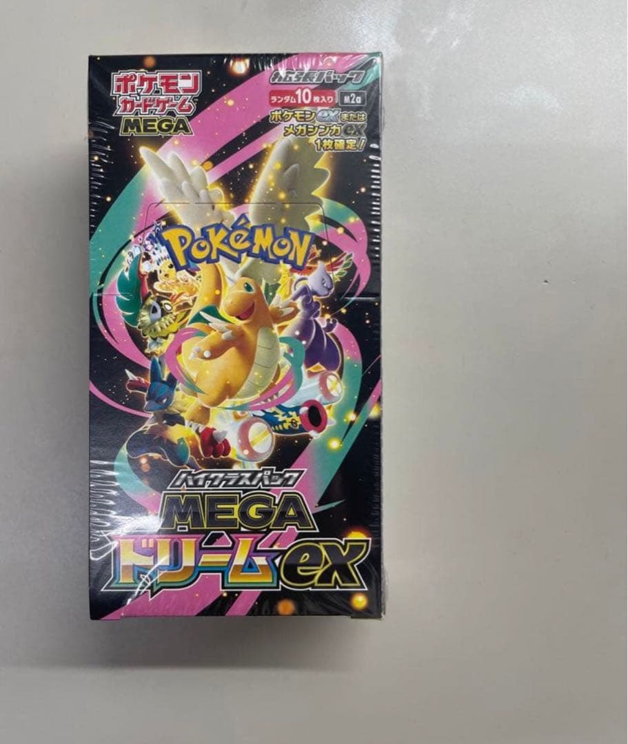【新品未開封・シュリンク付き】ポケモンカード MEGAドリームEX 1BOX