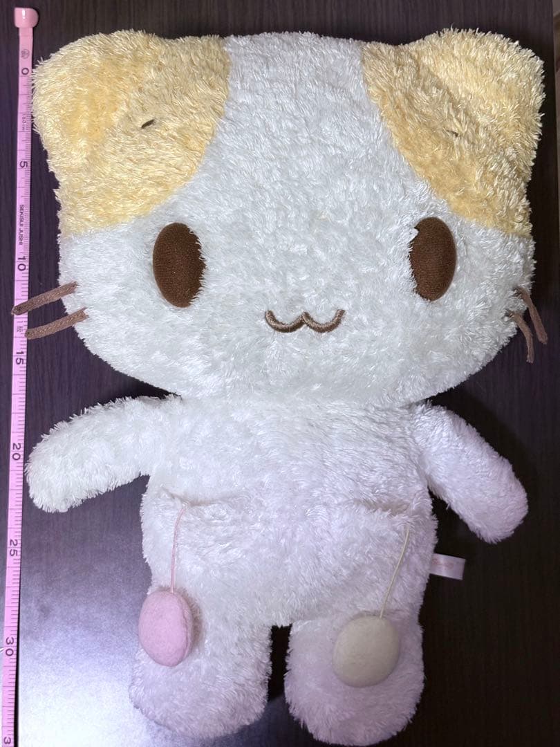 【超貴重】【美品】マシュマロみたいなふわふわにゃんこ　ぬいぐるみ
