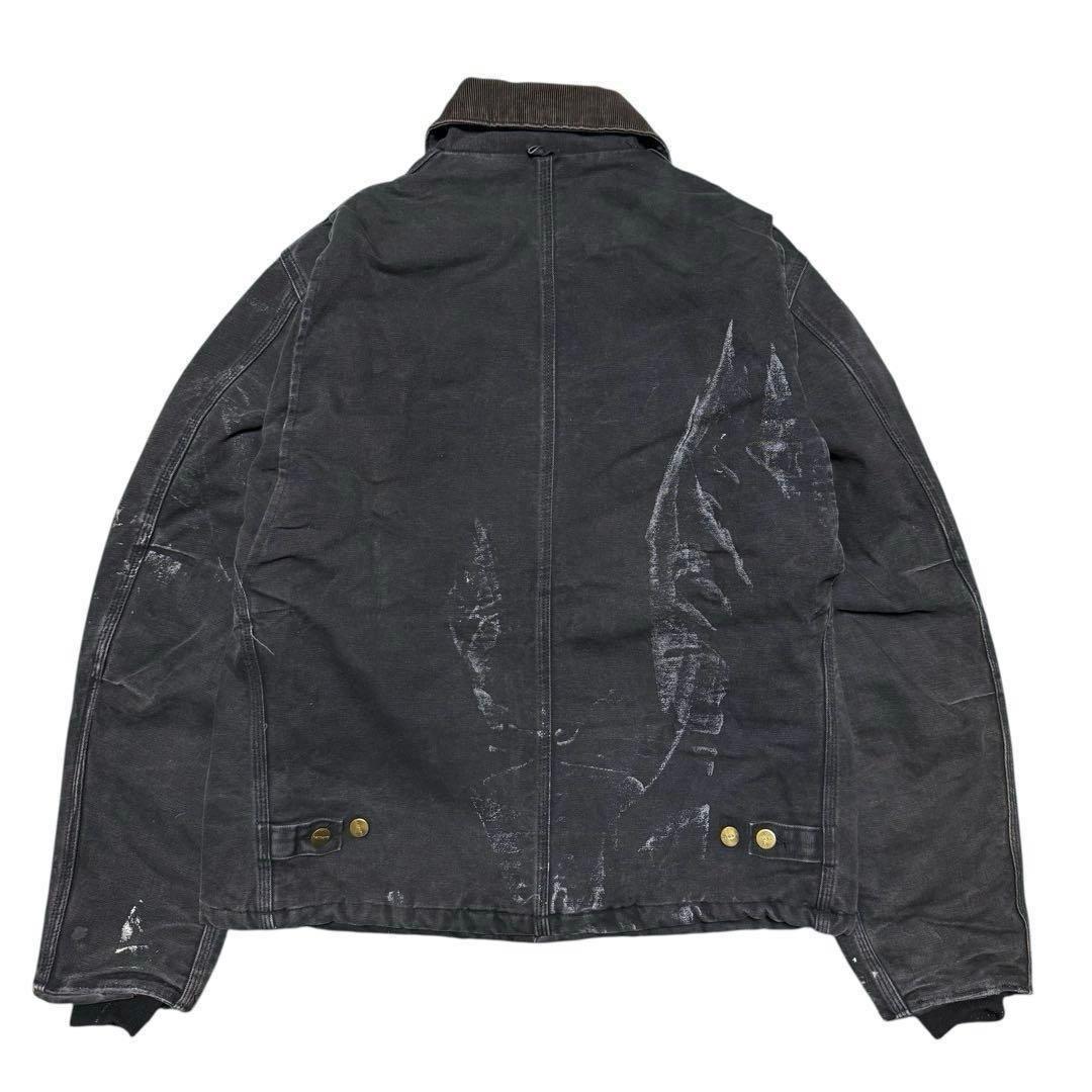90's Carhartt トラディショナルジャケット フェードペンキ雰囲気抜群