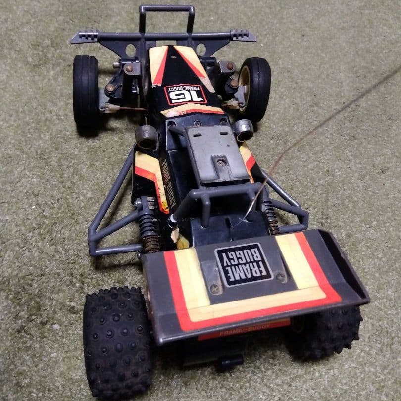 ジャンク品】NiKKO ラジコン フレーム バギー ブラック フォックス