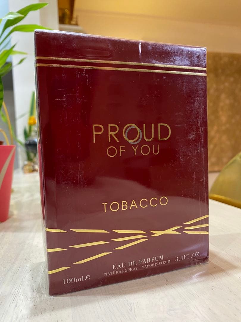 香水(男性用) Fragrance World Proud of You Tobacco