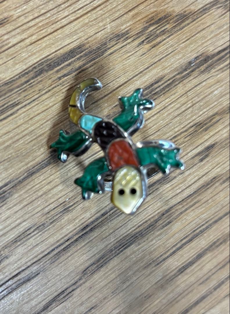 ズニ族　トカゲリング　9号