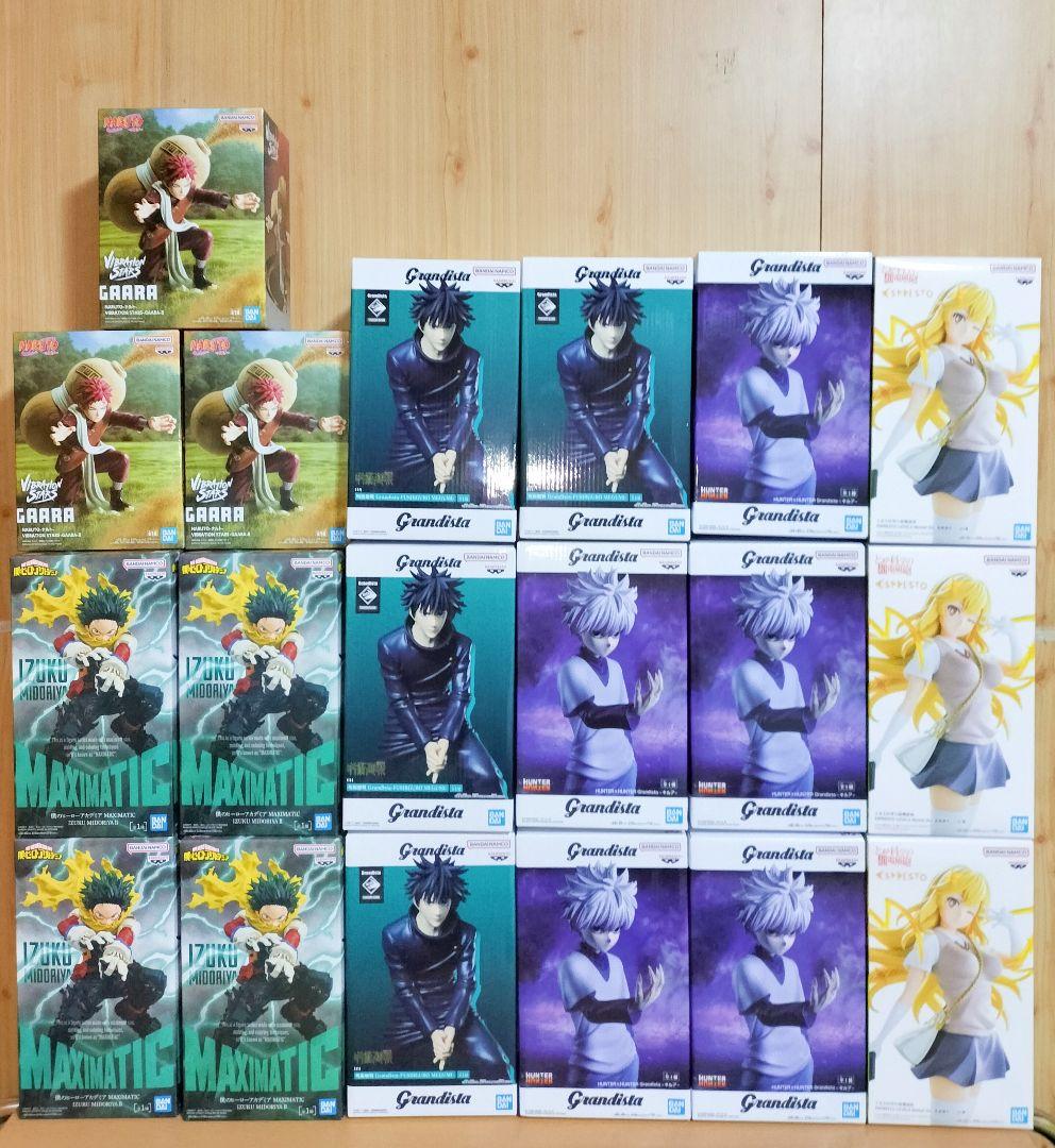 最新プライズフィギュア　伏黒恵　食蜂操祈　キルア　緑谷出久　我愛羅