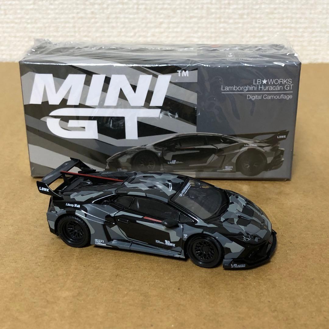 MINI GT LBワークス ランボルギーニ ウラカン デジタル カモフラージュ