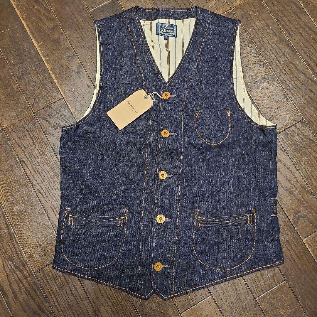 Studio Dartisan デニムベスト 38 OW