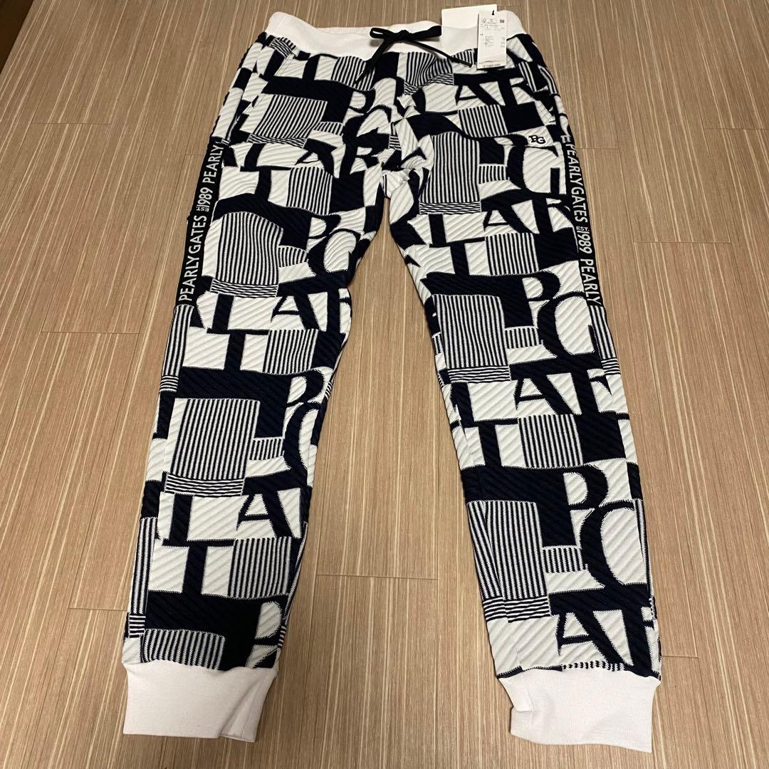 新品タグ付き　パーリーゲイツ　ロゴジャガードパンツ　サイズM
