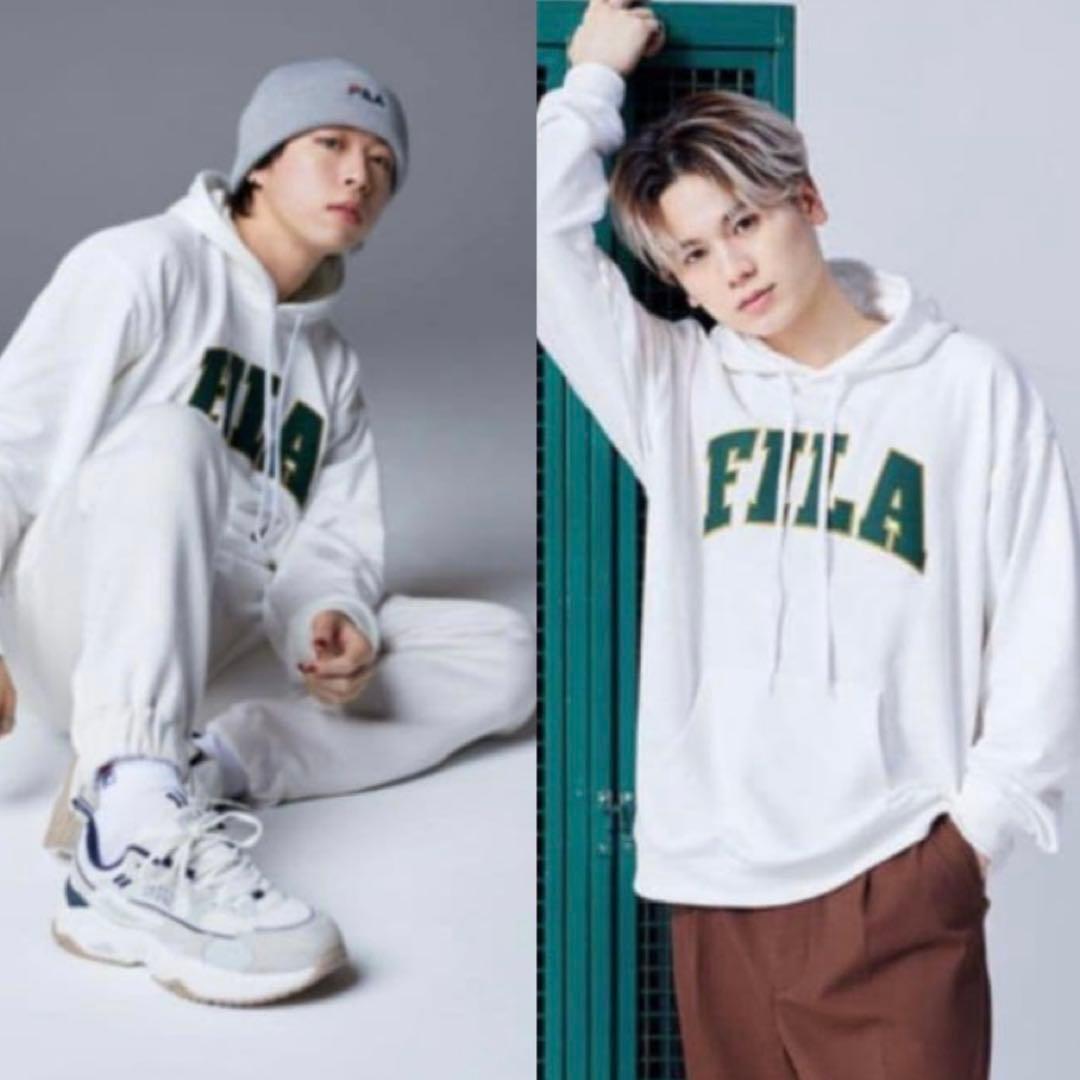 FILA×BE:FIRSTコラボパーカー Mサイズ