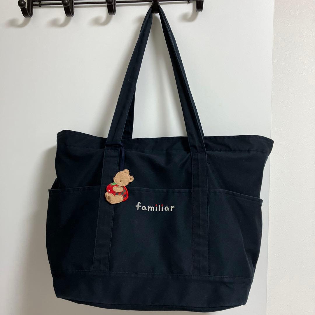 ファミリア マザーズバッグ familiar チャーム - メルカリ