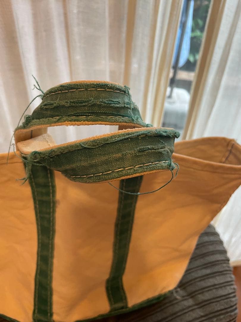 緑 襤褸 M 80s L.L.Bean BOTE&TOTE ガイドステッチ2本