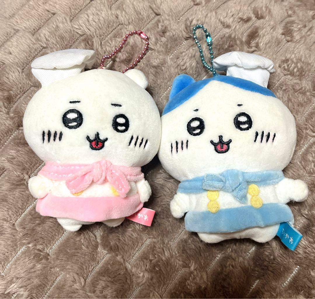 ちいかわカフェ　マスコット　ぬいぐるみ　コック