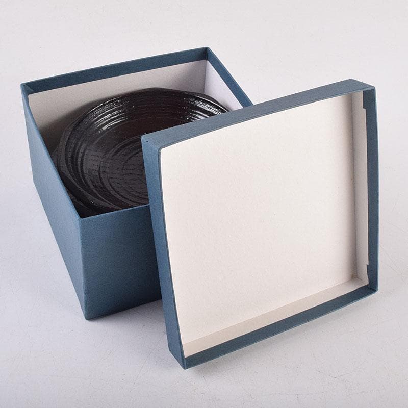 漆芸家 村瀬治兵衛作 沢栗 茶托 五客 V R8869 - メルカリ