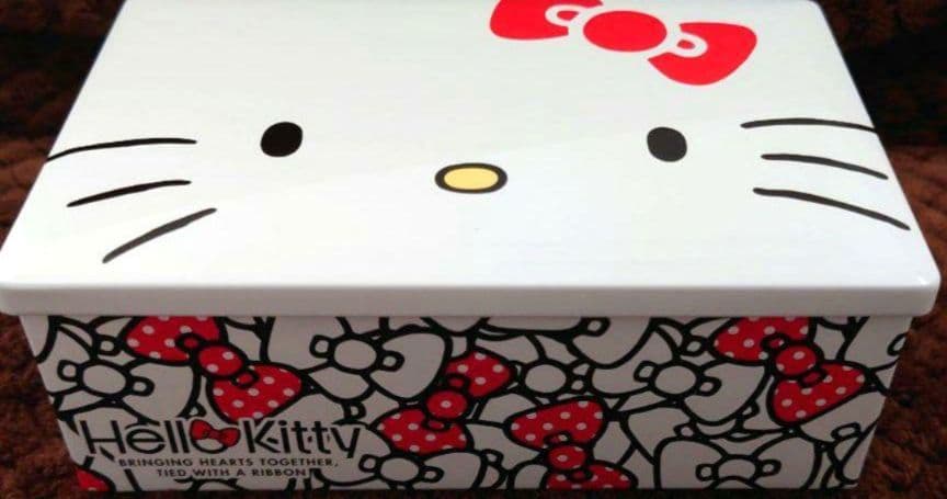 ハローキティ展 クッキー缶 お菓子缶 - メルカリ