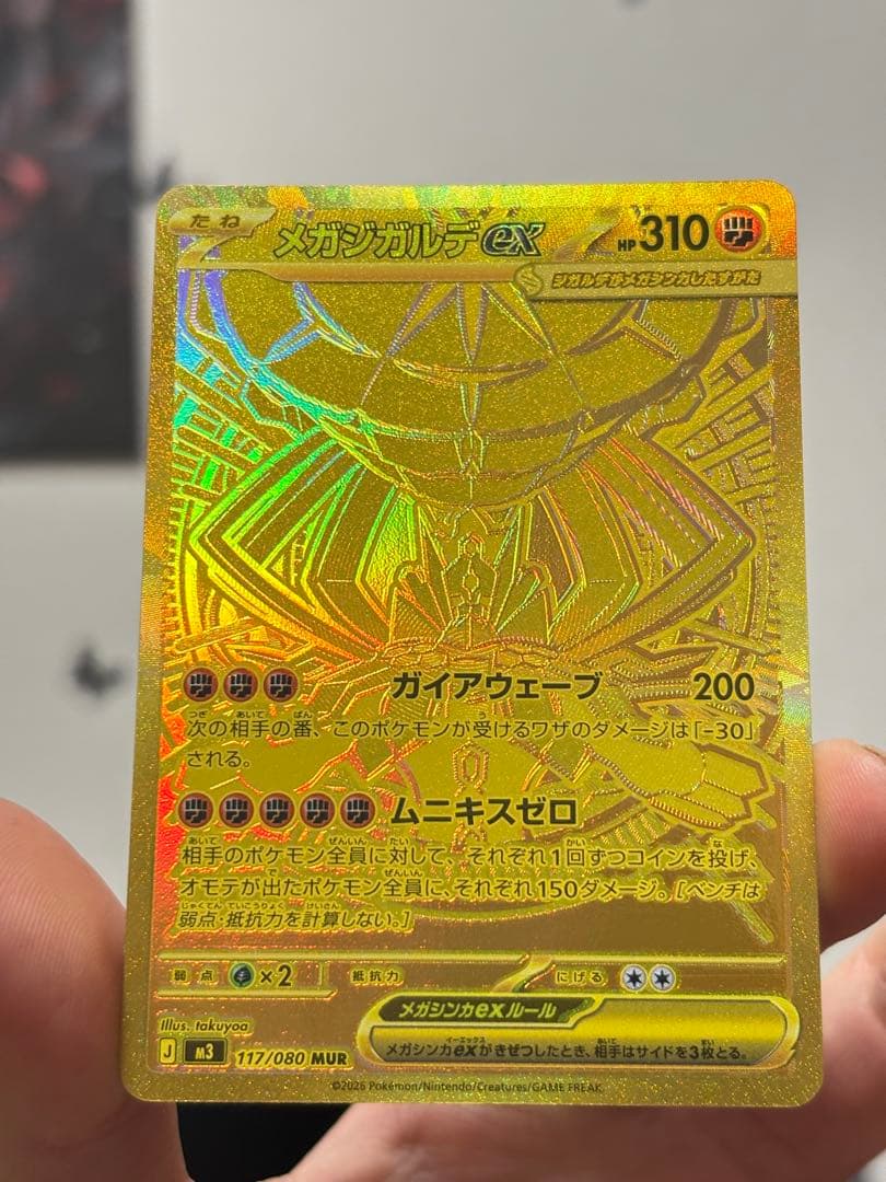 極美品】ポケモンカード メガジガルデex MUR 117/080 完美品級 - メルカリ
