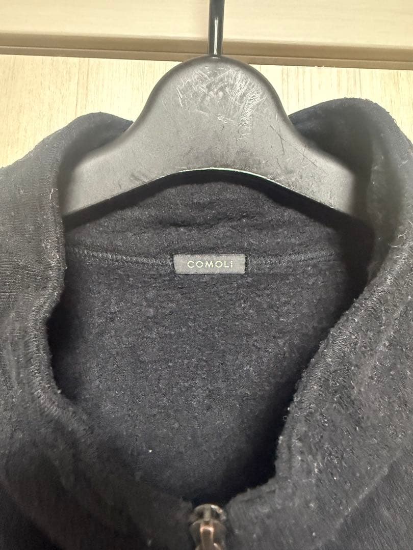 COMOLI シルクフリースハーフジッププルオーバーサイズ1 - メルカリ