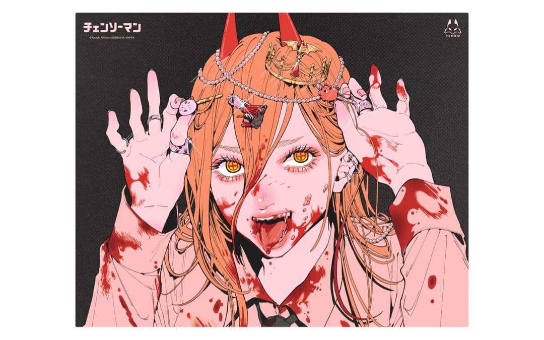 arbiter studio ガラス マウスパッド チェンソーマン パワー