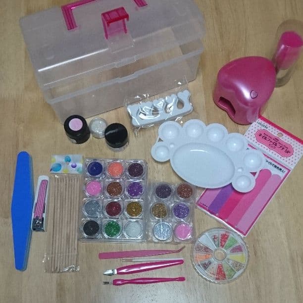 自宅でセルフネイル  ジェルネイルセット