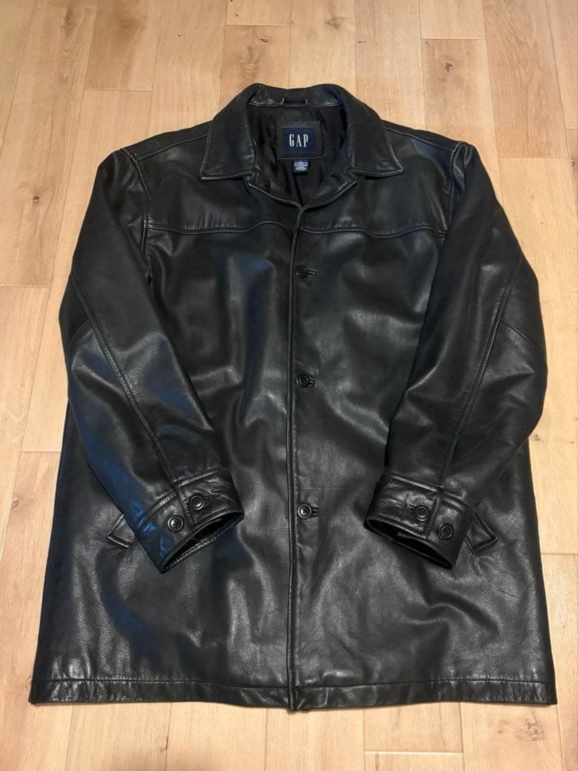 OLD GAP レザー カーコート　希少サイズ 野村訓一 着用 Lサイズ