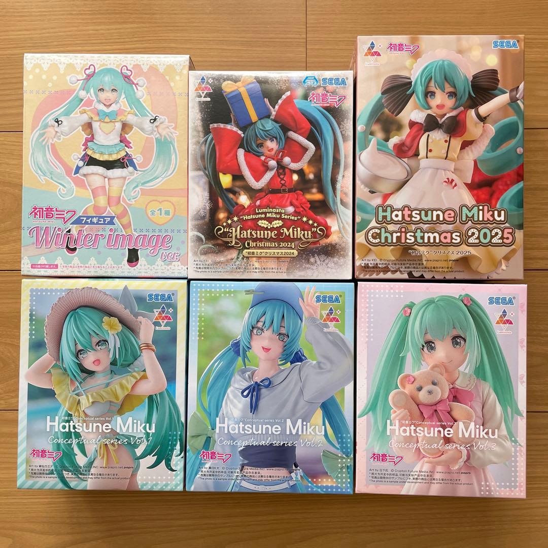 初音ミク　フィギュア　まとめ売り　コンセプチュアル　クリスマス　ルミナスタ 初音ミクシリーズLuminasta“初音ミク”クリスマス2023フィギュア｜Yahoo