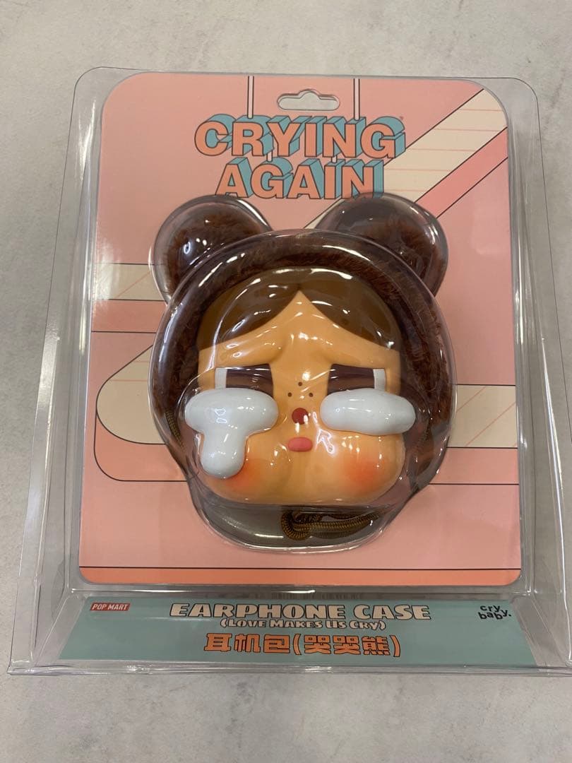 POPMART CRYBABY Crying Again イヤホンケース - メルカリ