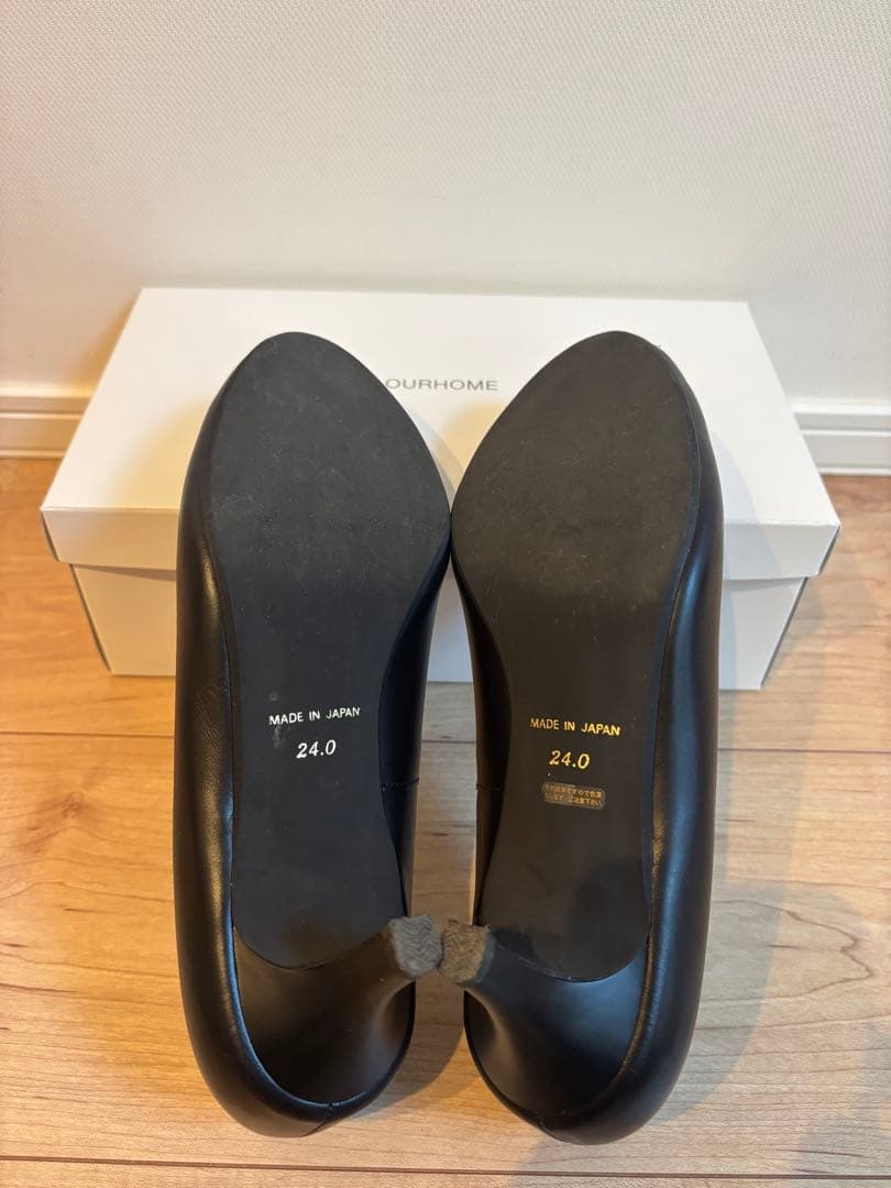 OURHOME フォーマルに使えるレザーパンプス 24.0 - メルカリ
