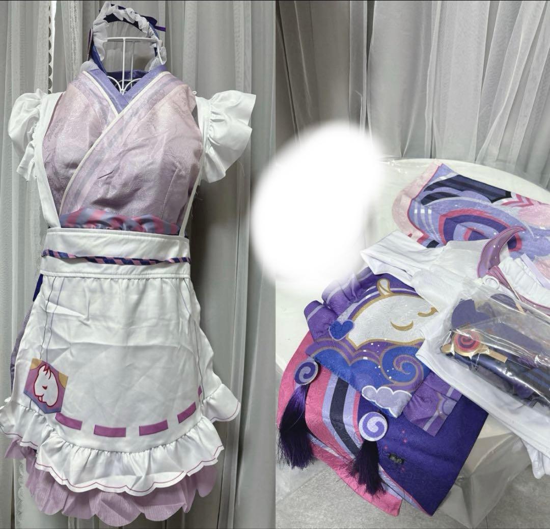 1/7までお取り置き 夢見月瑞希 コスプレ コスプレ】健康的な美脚が光る！『原神』夢見月瑞希が振り向きポーズと